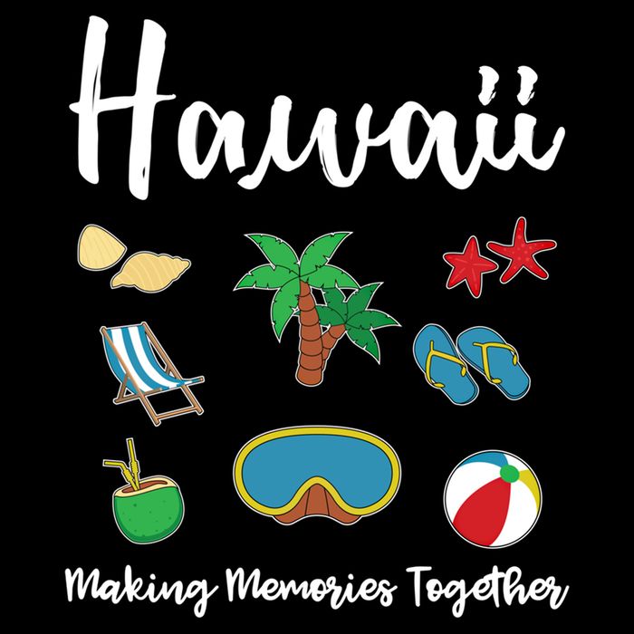Hawaii Making Memories Together Family Vacation Funny Gift Doggie Tank