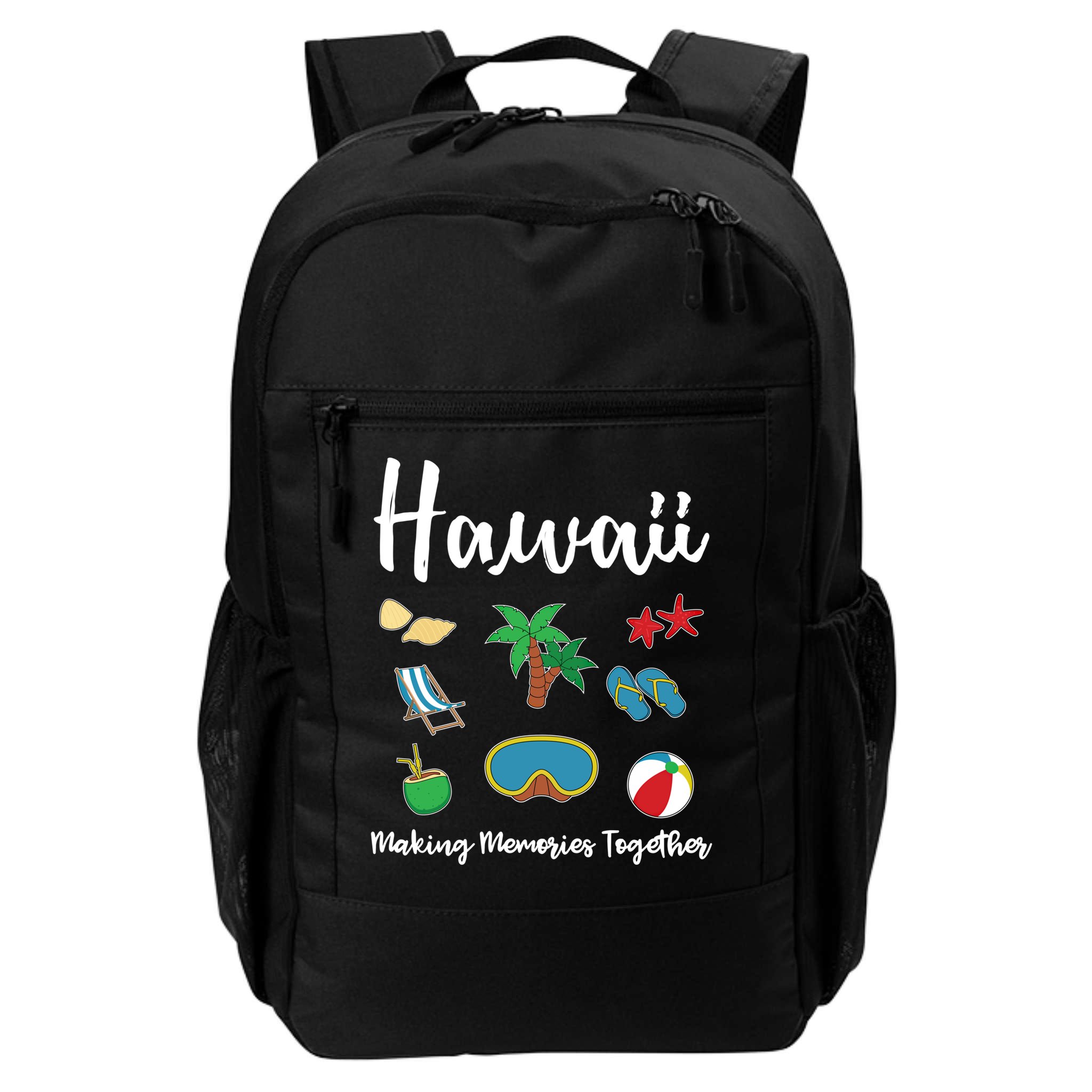 Hawaii Making Memories Together Family Vacation Funny Gift Backpack