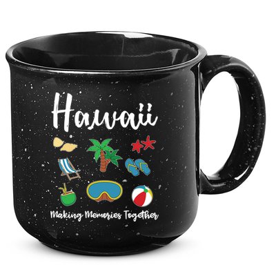 Hawaii Making Memories Together Family Vacation Funny Gift 15oz Campfire Ceramic Mug