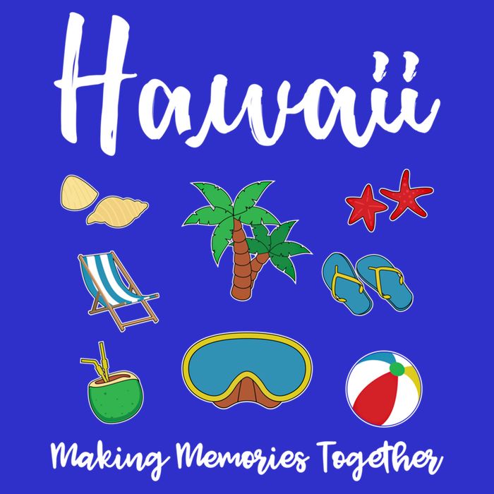 Hawaii Making Memories Together Family Vacation Funny Gift V-Neck T-Shirt