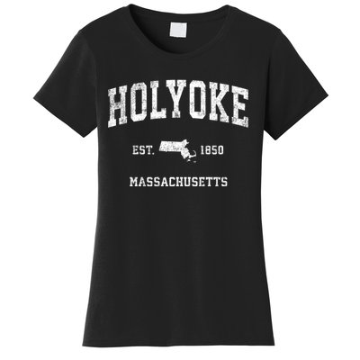 Holyoke Massachusetts Ma Vintage Athletic Sports Women's T-Shirt