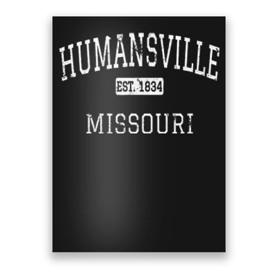 Humansville Missouri MO Vintage Poster