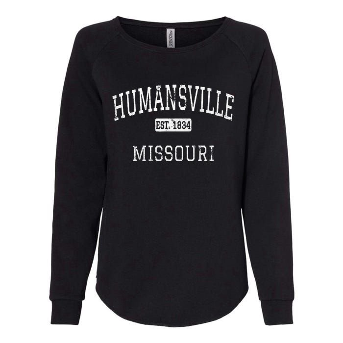 Humansville Missouri MO Vintage Womens California Wash Sweatshirt