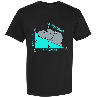 Hippotenuse Math Mathematics Teacher Joke fun Saying Garment-Dyed Heavyweight T-Shirt
