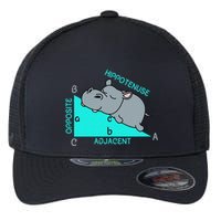 Hippotenuse Math Mathematics Teacher Joke fun Saying Flexfit Unipanel Trucker Cap