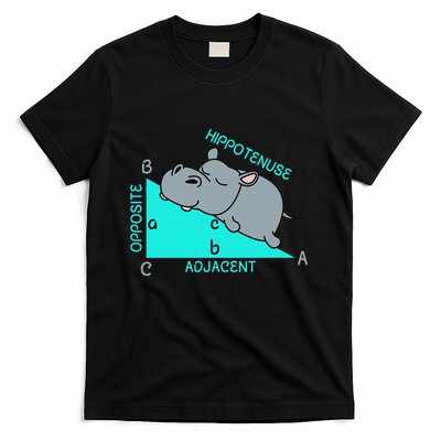 Hippotenuse Math Mathematics Teacher Joke fun Saying T-Shirt