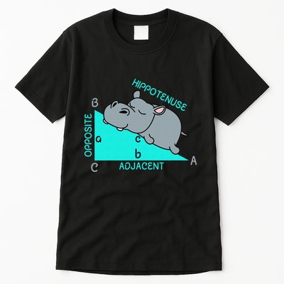 Hippotenuse Math Mathematics Teacher Joke fun Saying Tall T-Shirt