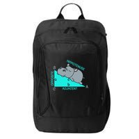 Hippotenuse Math Mathematics Teacher Joke fun Saying City Backpack