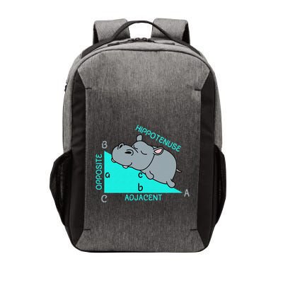 Hippotenuse Math Mathematics Teacher Joke fun Saying Vector Backpack