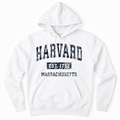 H.A.R.V.A.R.D Massachusetts Ma Vintage Athletic Sports Design Hoodie