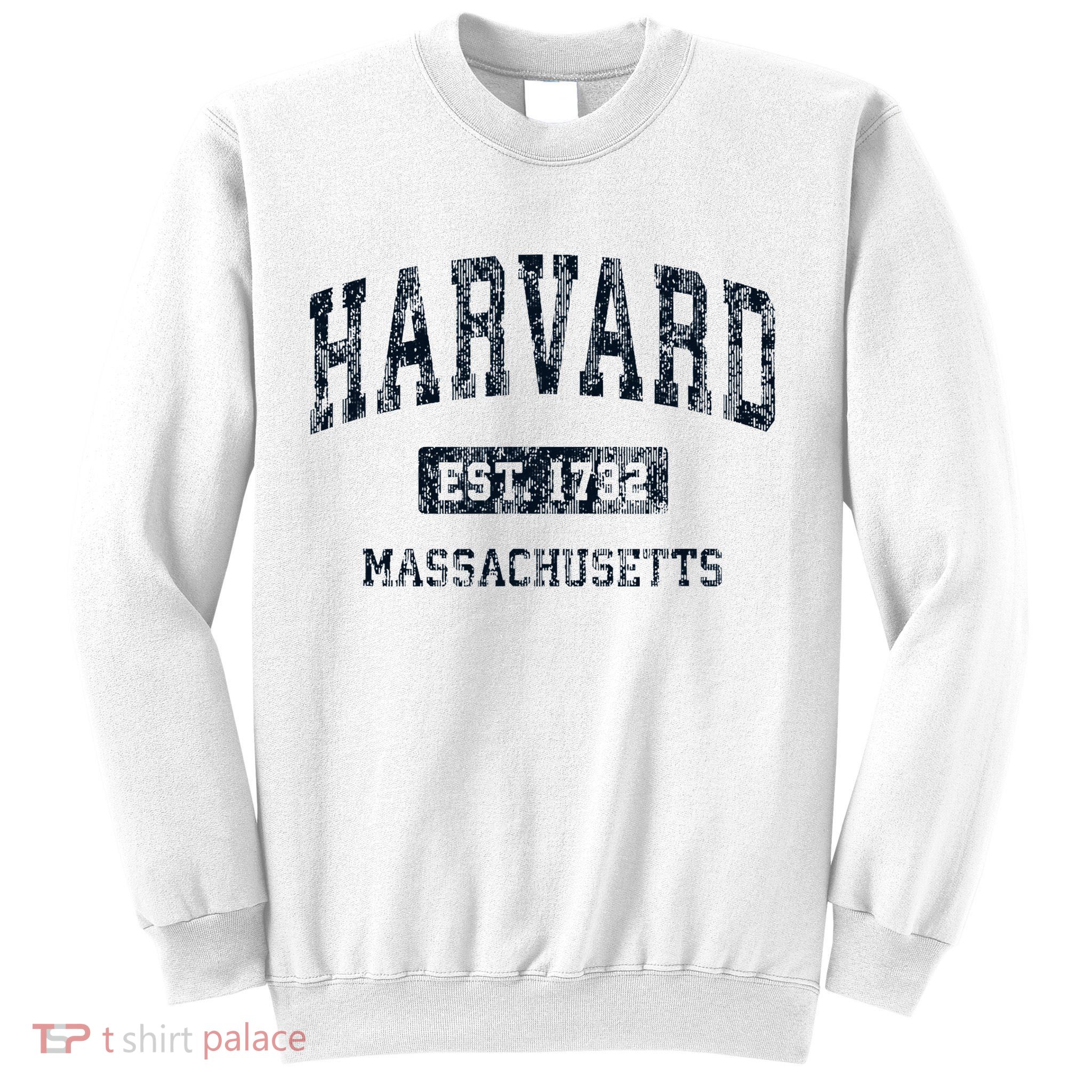 H.A.R.V.A.R.D Massachusetts Ma Vintage Athletic Sports Design Sweatshirt