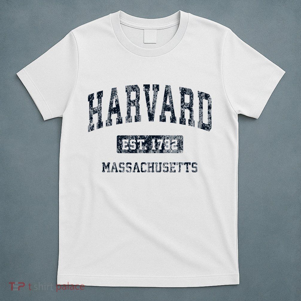 H.A.R.V.A.R.D Massachusetts Ma Vintage Athletic Sports Design T-Shirt