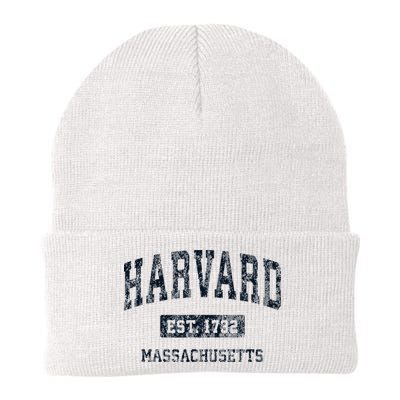 H.A.R.V.A.R.D Massachusetts Ma Vintage Athletic Sports Design Beanie