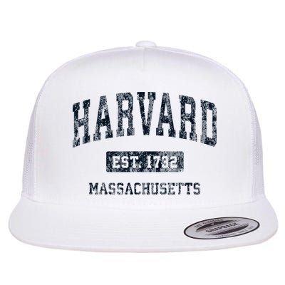 H.A.R.V.A.R.D Massachusetts Ma Vintage Athletic Sports Design Flatbill Hat