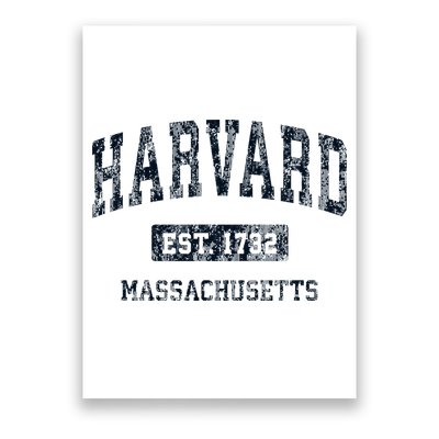 H.A.R.V.A.R.D Massachusetts Ma Vintage Athletic Sports Design Poster