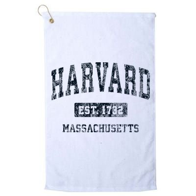 H.A.R.V.A.R.D Massachusetts Ma Vintage Athletic Sports Design Golf Towel