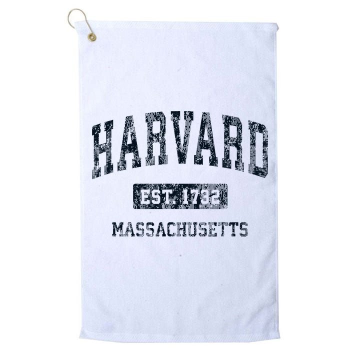 H.A.R.V.A.R.D Massachusetts Ma Vintage Athletic Sports Design Golf Towel
