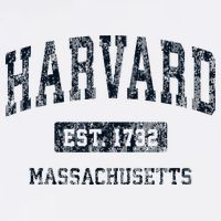 H.A.R.V.A.R.D Massachusetts Ma Vintage Athletic Sports Design Ladies Long Sleeve Shirt