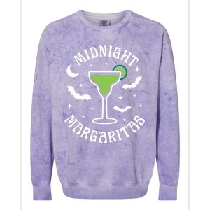 Halloween Midnight Margaritas Gift Colorblast Crewneck Sweatshirt