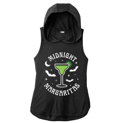 Halloween Midnight Margaritas Gift Ladies PosiCharge Tri-Blend Wicking Draft Hoodie Tank