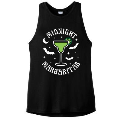 Halloween Midnight Margaritas Gift Ladies PosiCharge Tri-Blend Wicking Tank