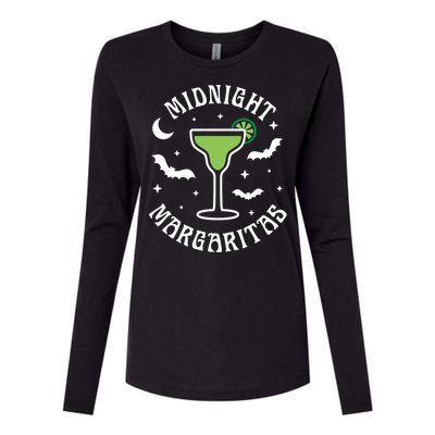 Halloween Midnight Margaritas Gift Womens Cotton Relaxed Long Sleeve T-Shirt