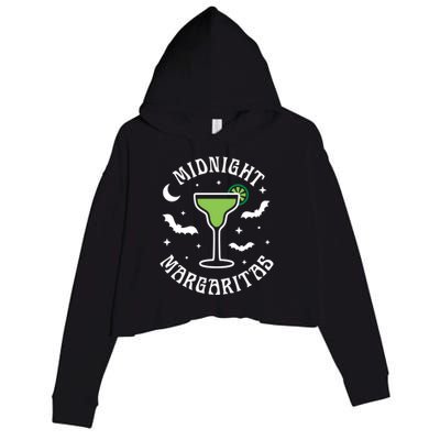 Halloween Midnight Margaritas Gift Crop Fleece Hoodie