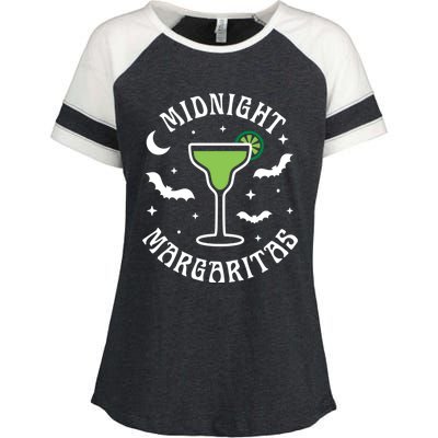 Halloween Midnight Margaritas Gift Enza Ladies Jersey Colorblock Tee