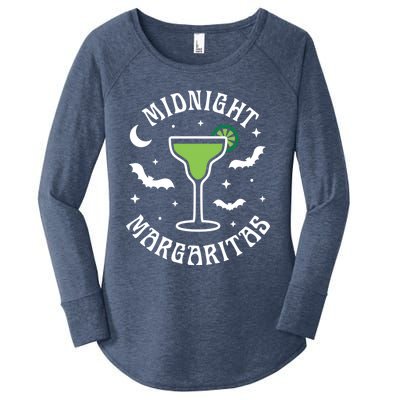 Halloween Midnight Margaritas Gift Women's Perfect Tri Tunic Long Sleeve Shirt