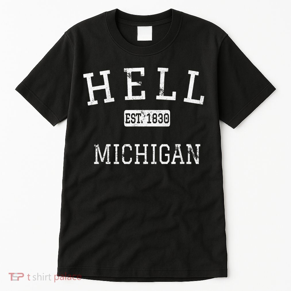 Hell Michigan MI Vintage Tall T-Shirt