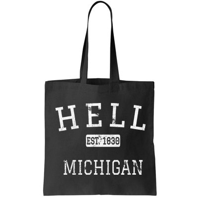 Hell Michigan MI Vintage Bag