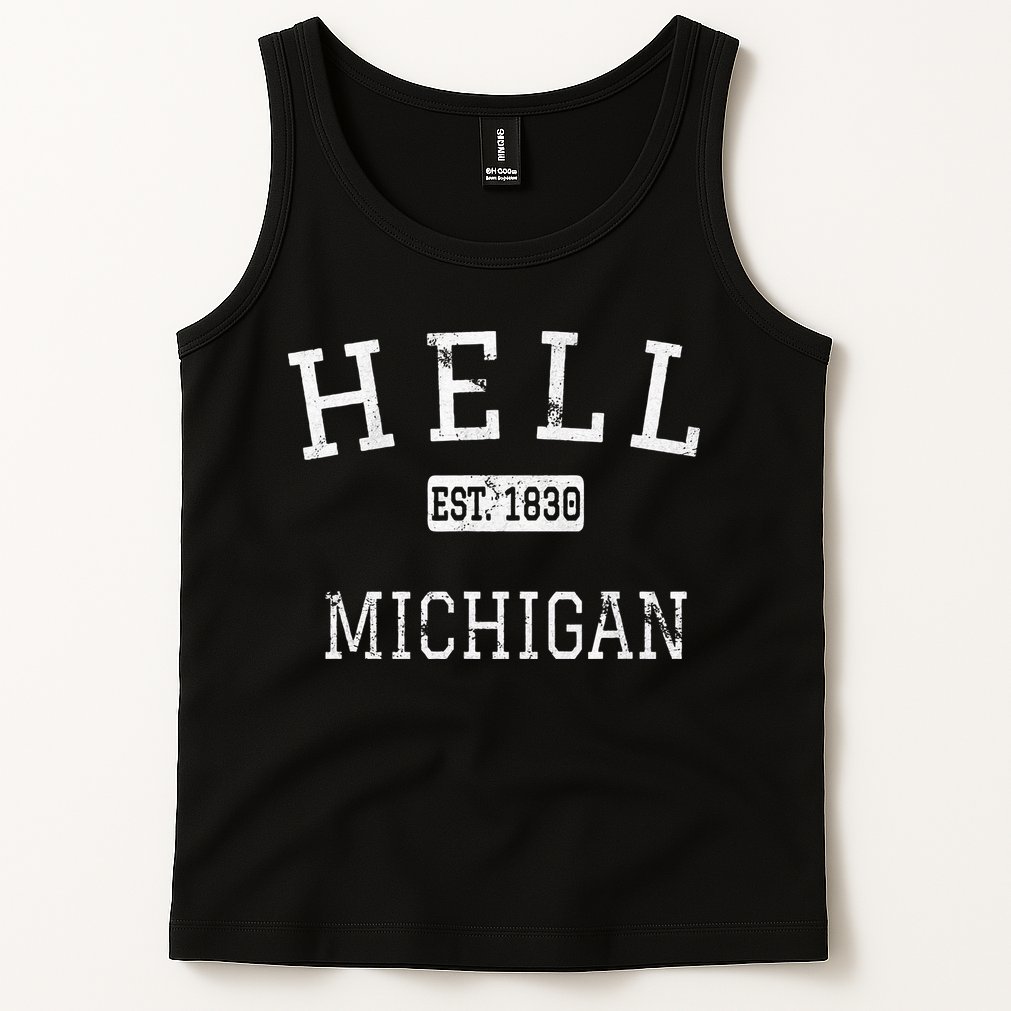 Hell Michigan MI Vintage Tank Top