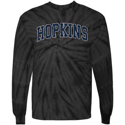 Hopkins Minnesota Mn Vintage Sports Design Tie-Dye Long Sleeve Shirt