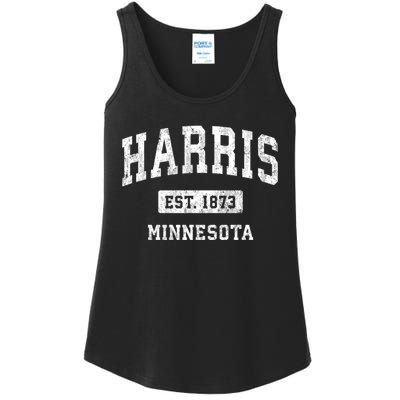 Harris Minnesota Mn Vintage Athletic Sports Ladies Essential Tank