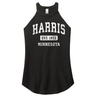 Harris Minnesota Mn Vintage Athletic Sports Women’s Perfect Tri Rocker Tank