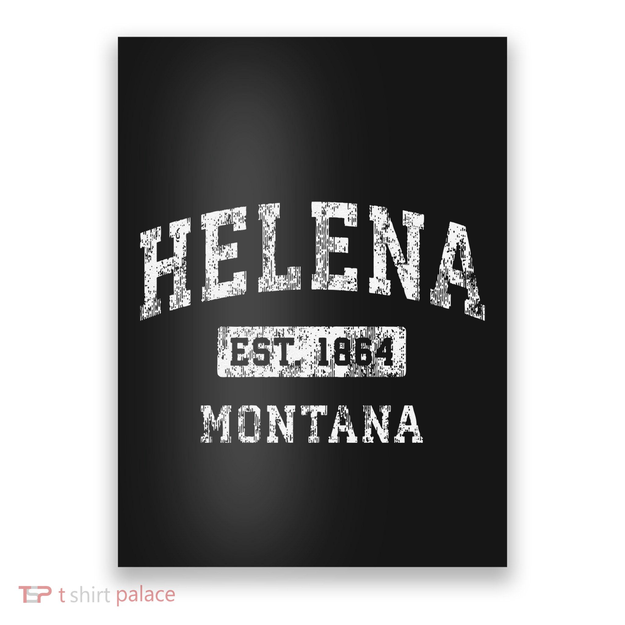 Helena Montana Mt Vintage Established Poster
