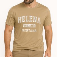 Helena Montana Mt Vintage Established Cooling Performance Crew T-Shirt