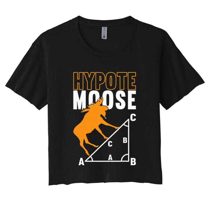 Hyotemoose Mathematician Math Teacher Crop Top
