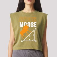 Hyotemoose Mathematician Math Teacher Garment-Dyed Women's Muscle Tee