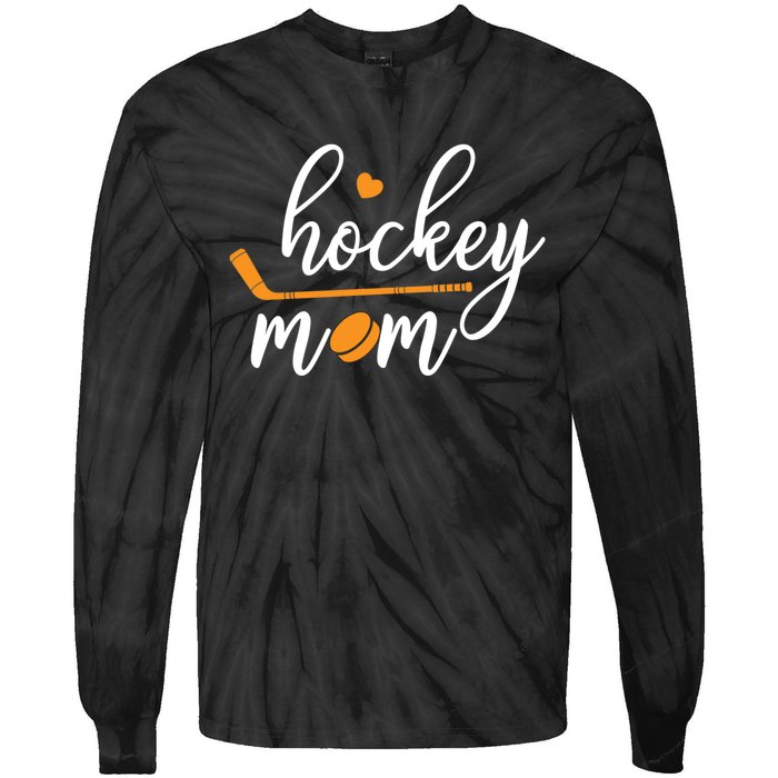 Hockey Mom - Mother Mom Tie-Dye Long Sleeve Shirt