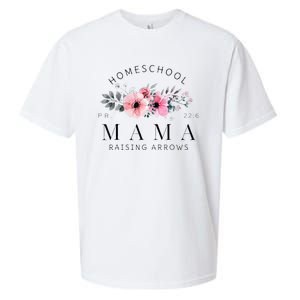 Homeschool Mama Mom Raising Arrows Flowers Mothers Day Gifts Sueded Cloud Jersey T-Shirt