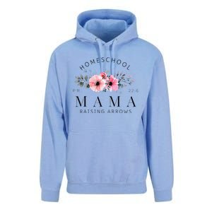 Homeschool Mama Mom Raising Arrows Flowers Mothers Day Gifts Unisex Surf Hoodie