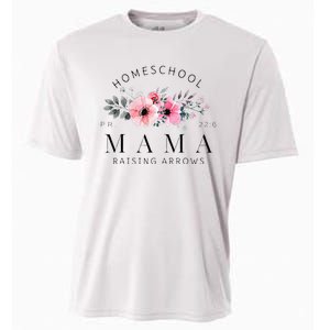 Homeschool Mama Mom Raising Arrows Flowers Mothers Day Gifts Cooling Performance Crew T-Shirt