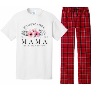 Homeschool Mama Mom Raising Arrows Flowers Mothers Day Gifts Pajama Set