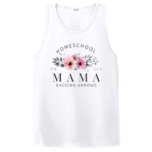 Homeschool Mama Mom Raising Arrows Flowers Mothers Day Gifts PosiCharge Competitor Tank