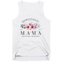 Homeschool Mama Mom Raising Arrows Flowers Mothers Day Gifts Tank Top