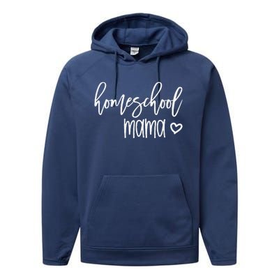 Homeschool Mama Mom For Her Mother's Day CoOp Group Performance Fleece Hoodie