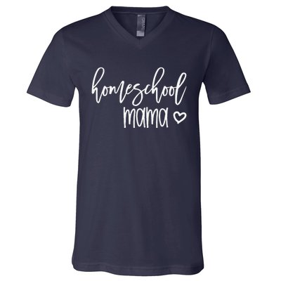 Homeschool Mama Mom For Her Mother's Day CoOp Group V-Neck T-Shirt