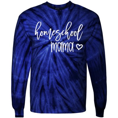 Homeschool Mama Mom For Her Mother's Day CoOp Group Tie-Dye Long Sleeve Shirt