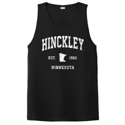 Hinckley Minnesota Mn Vintage Athletic Sports PosiCharge Competitor Tank